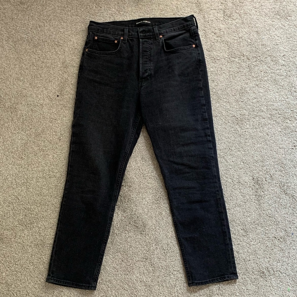 Aritzia Denim Forum Yoko High Rise Slim Jeans